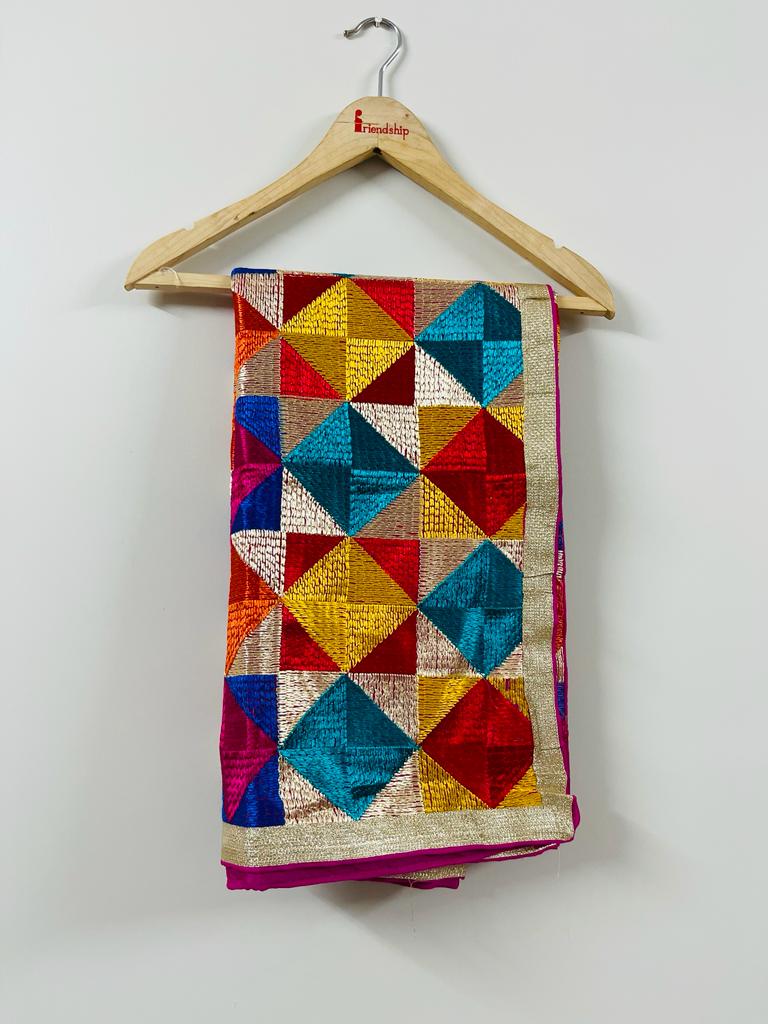 Premium Phulkari Duppata